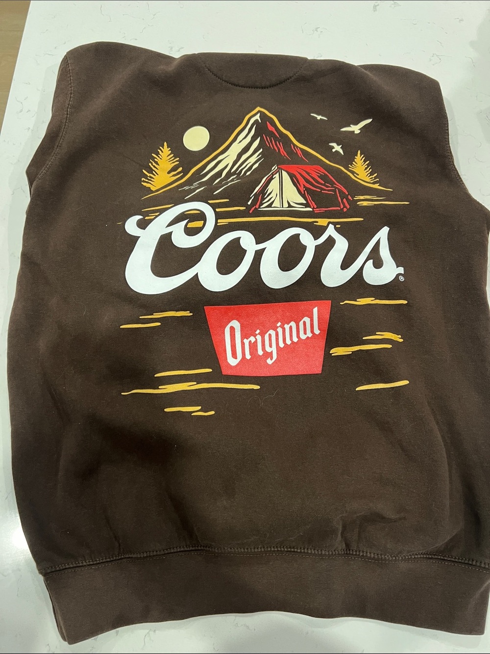 Coors Original Logo Crewneck Sweatshirt - Brown